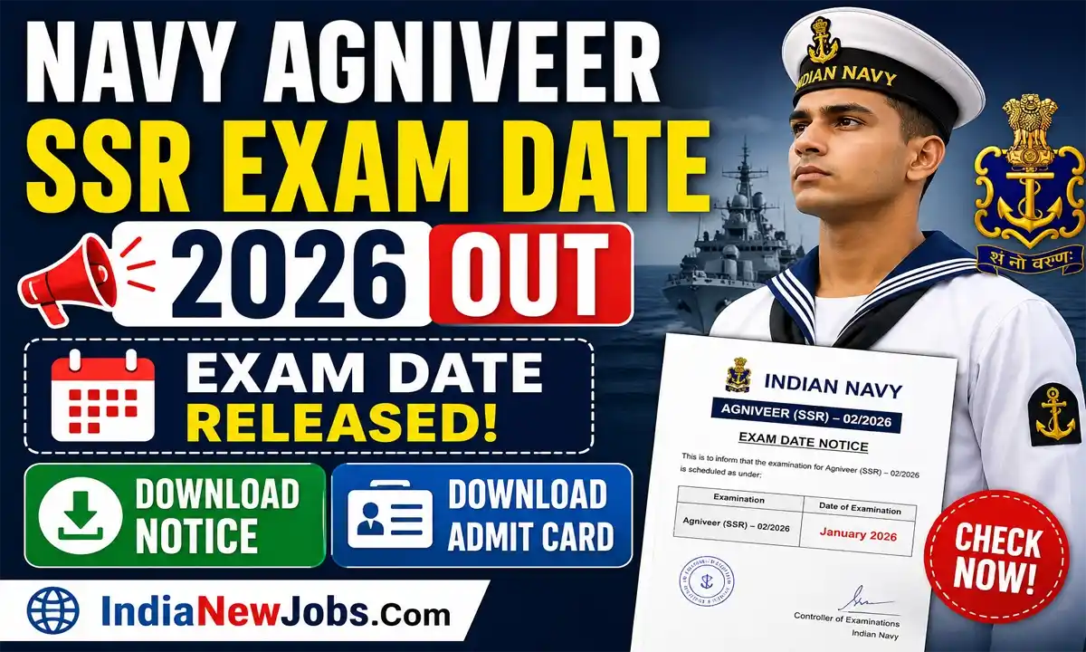 Indian Navy Agniveer Exam Date OUT 2026